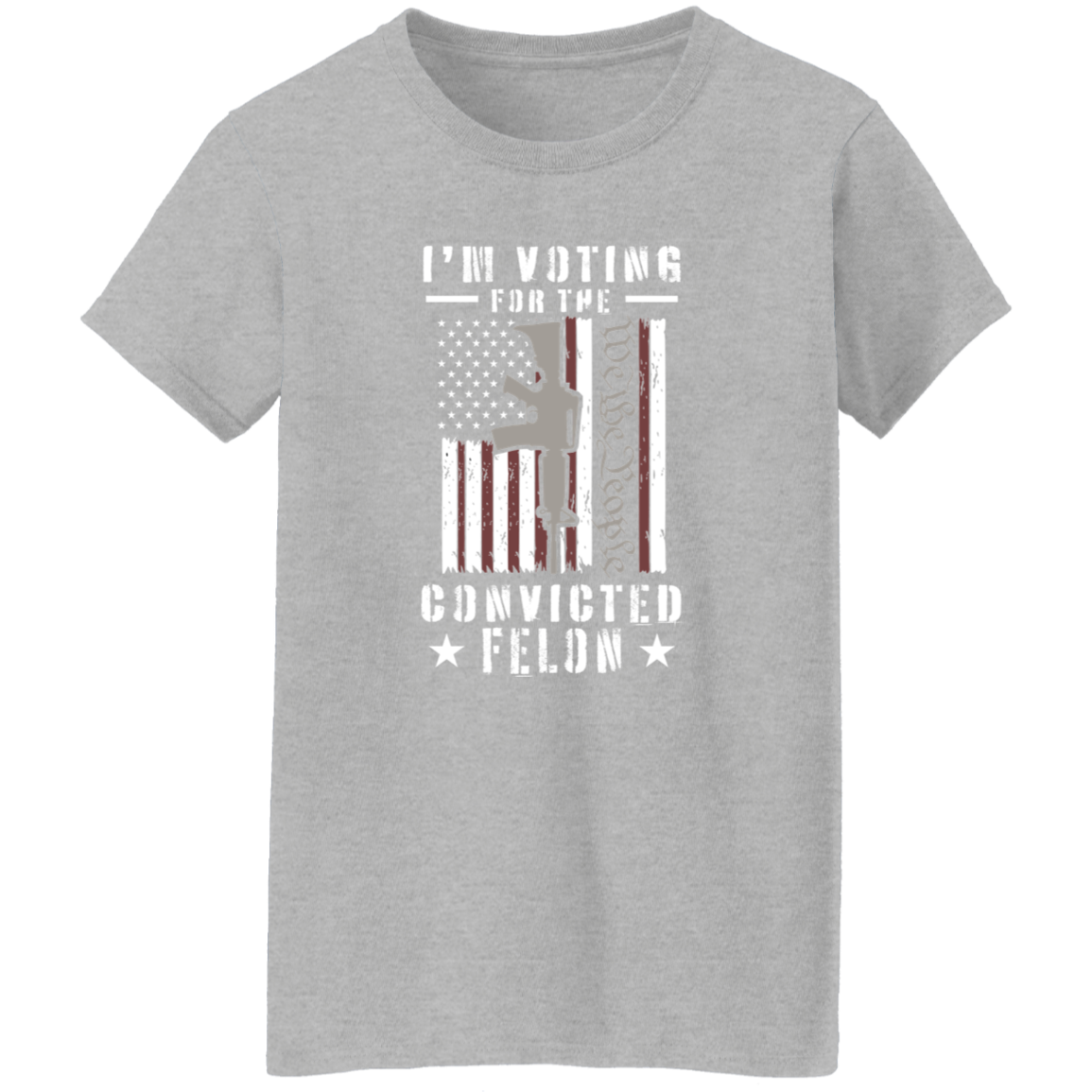 I'm Voting For The Convicted Felon Dark Shirt HO82 62708