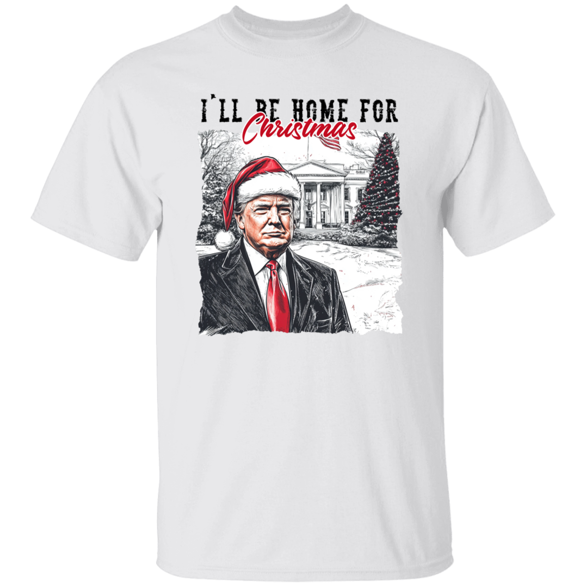 I'll Be Home For Christmas Donald Trump Shirt HA75 63640
