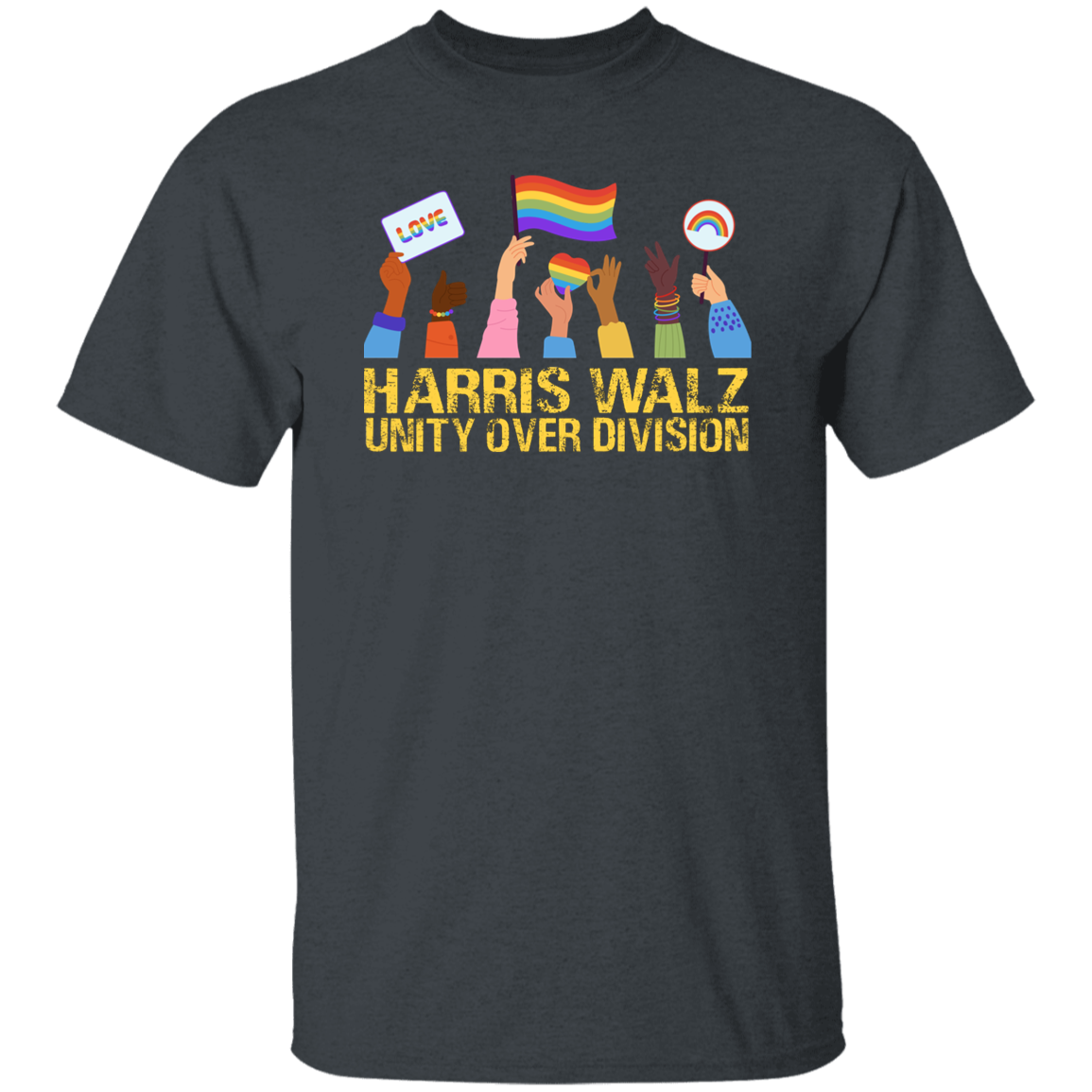 Harris Walz Unity Over Division Election 2024 Shirt HA75 63450