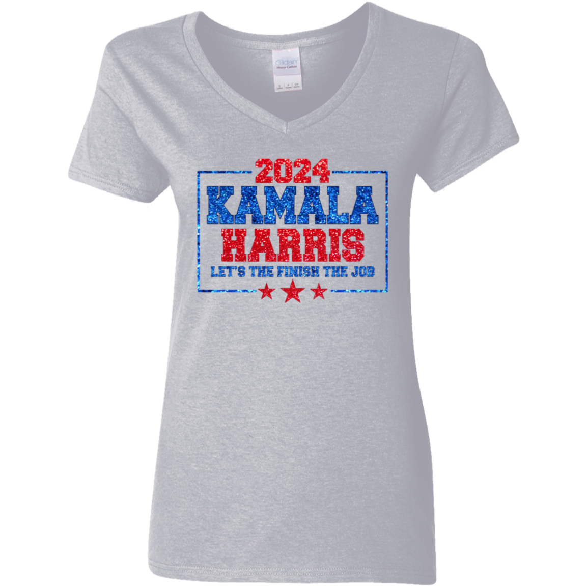 Kamala Harris Let's Finish The Job Bright Shirt TH10 63387
