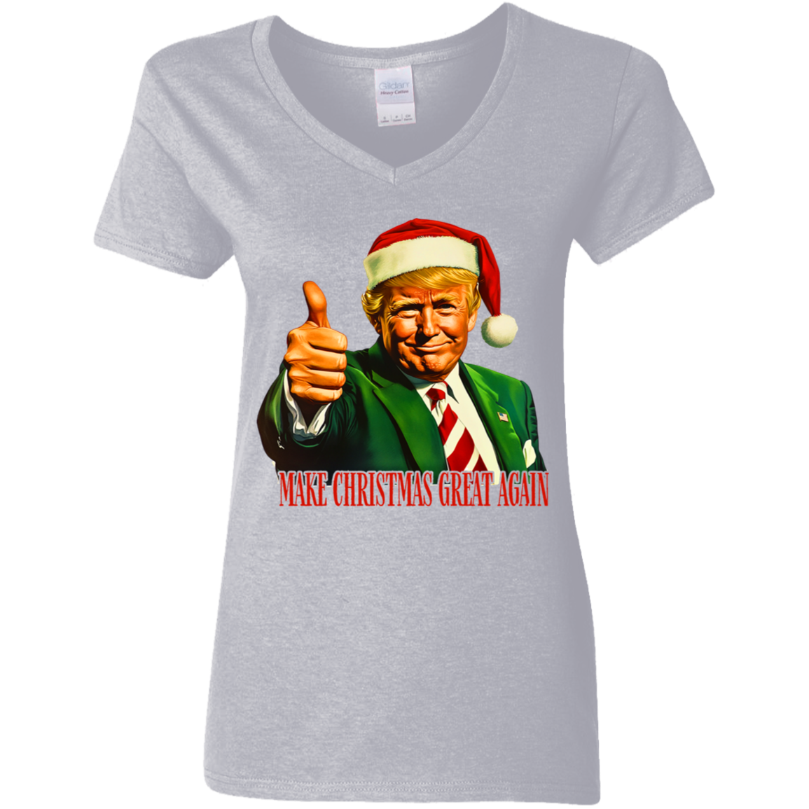 Make Christmas Great Again With Trump Shirt HA75 63657