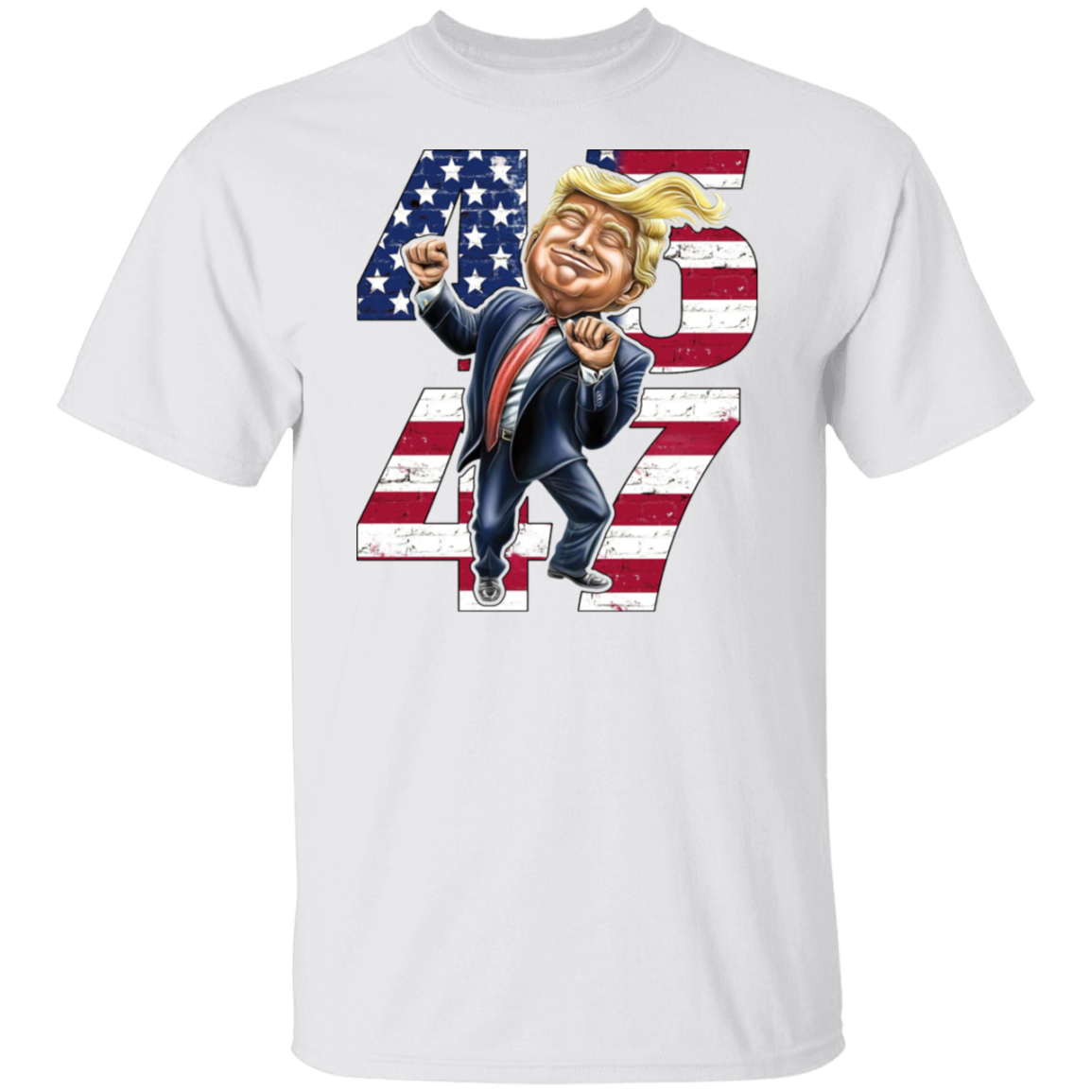 Patriotic Trump 2024 45th & 47th President's Legacy MAGA Bright Shirt LM32 63951