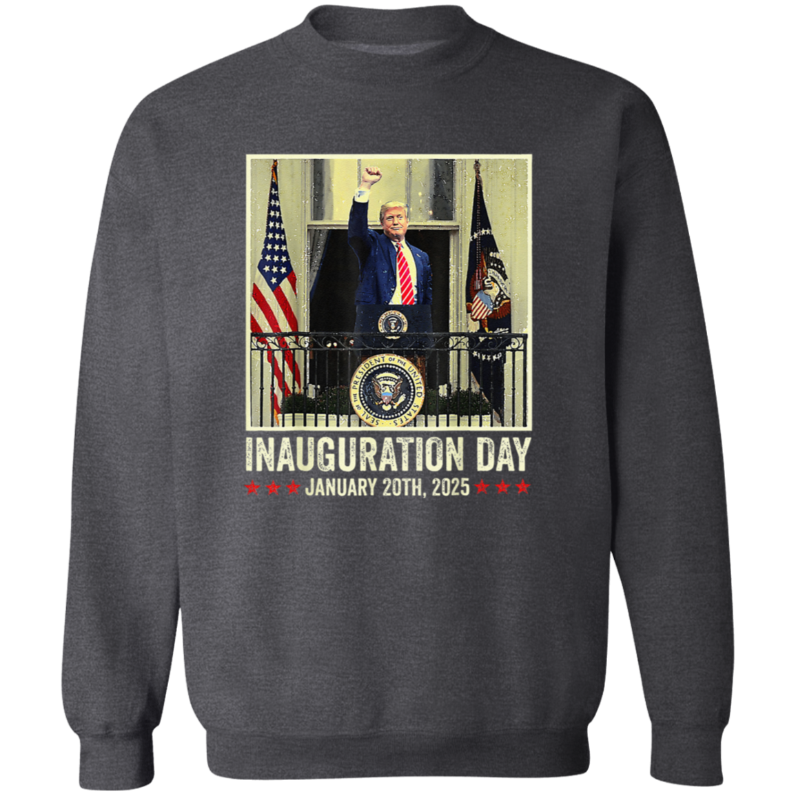 President Donald Trump Inauguration Day 2025 Memorabilia  Dark Shirt HO82 65642
