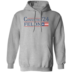Convicted Felon 24 With America Flag Bright Shirt HO82 62706