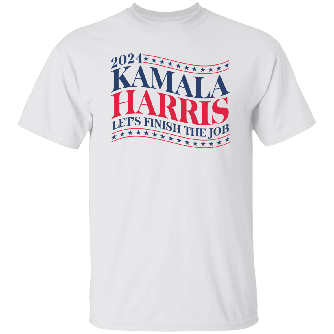 2024 Let's Finish The Job Kamala Harris Bright Shirt TH10 63385