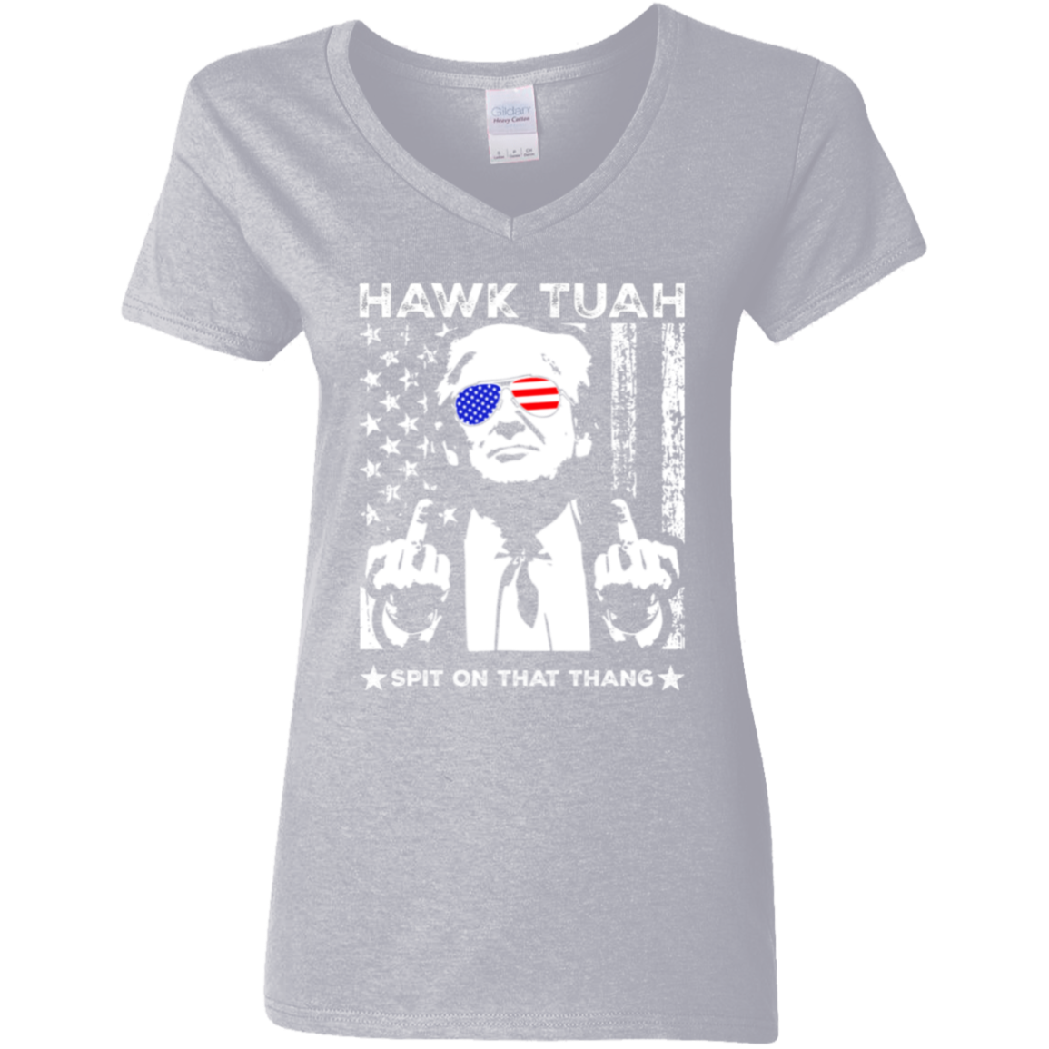 Hawk Tuah Spit On That Thang Trump Shirt TH10 62925