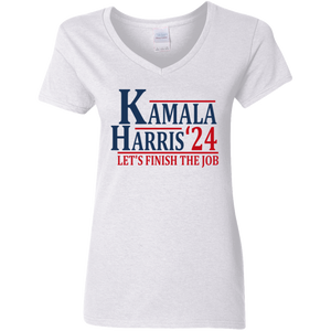 Kamala Harris Let's Finish The Job Bright Shirt TH10 63361