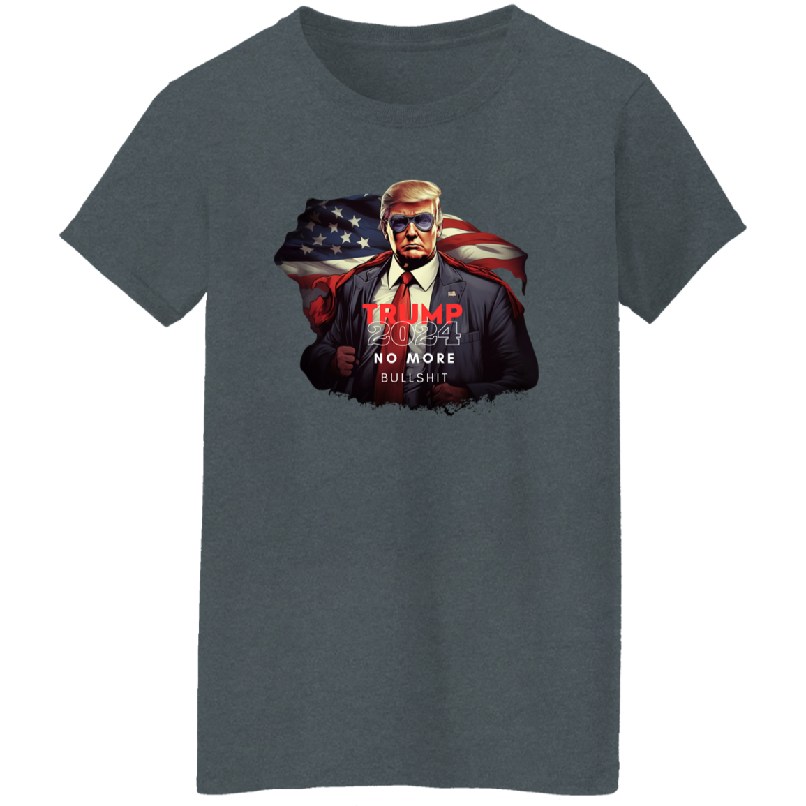 Donald Trump 2024 Support For President Dark Shirt N304 62546 HO82