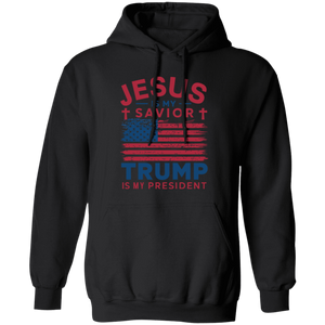 Jesus Is My Savior Trump Is My President Dark Shirt HO82 65324