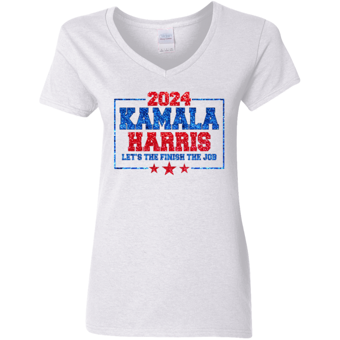Kamala Harris Let's Finish The Job Bright Shirt TH10 63387