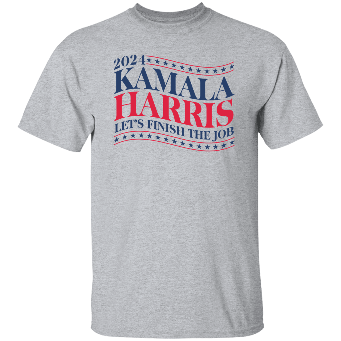 2024 Let's Finish The Job Kamala Harris Bright Shirt TH10 63385