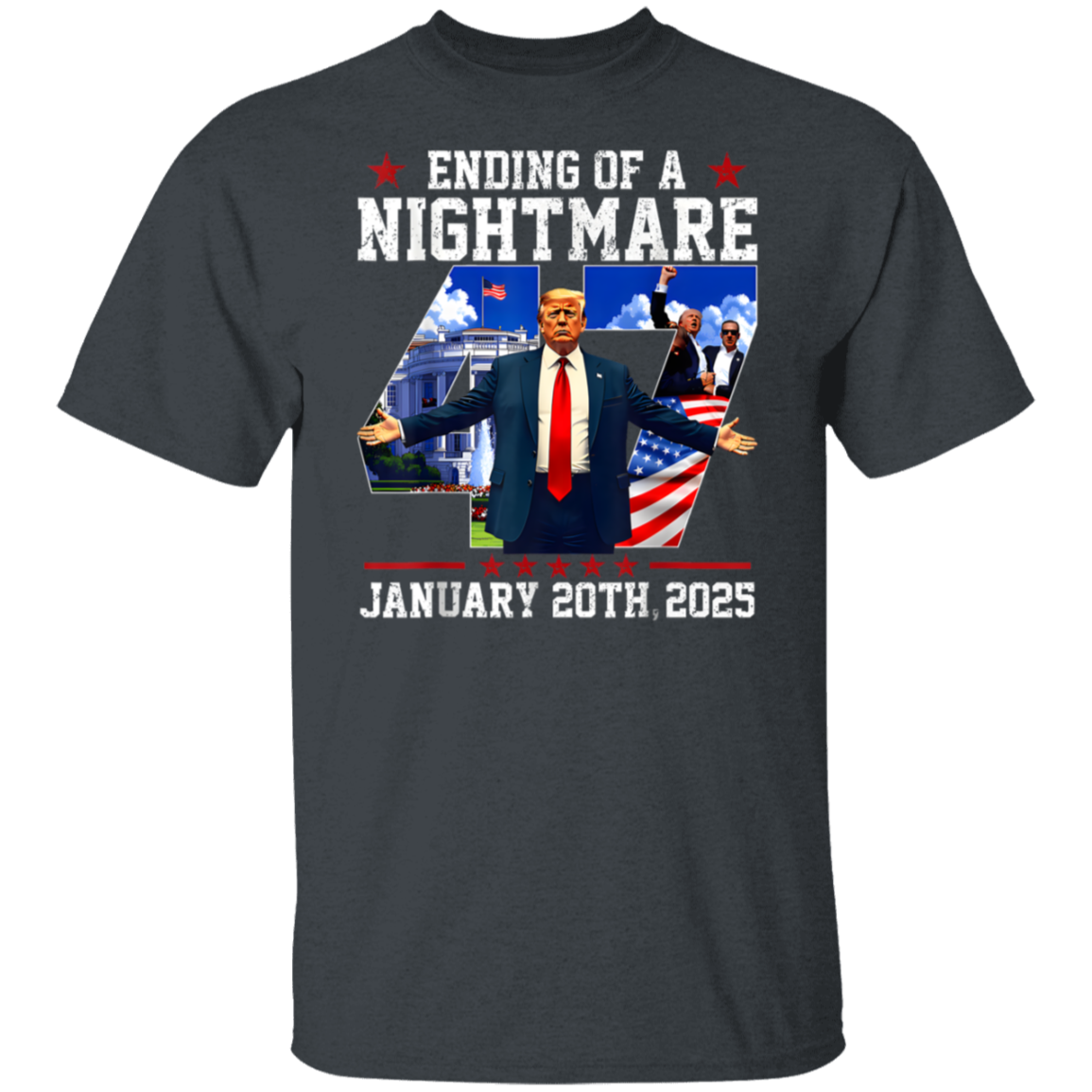 Ending Of A Nightmare Donald Trump Shirt TH10 64319