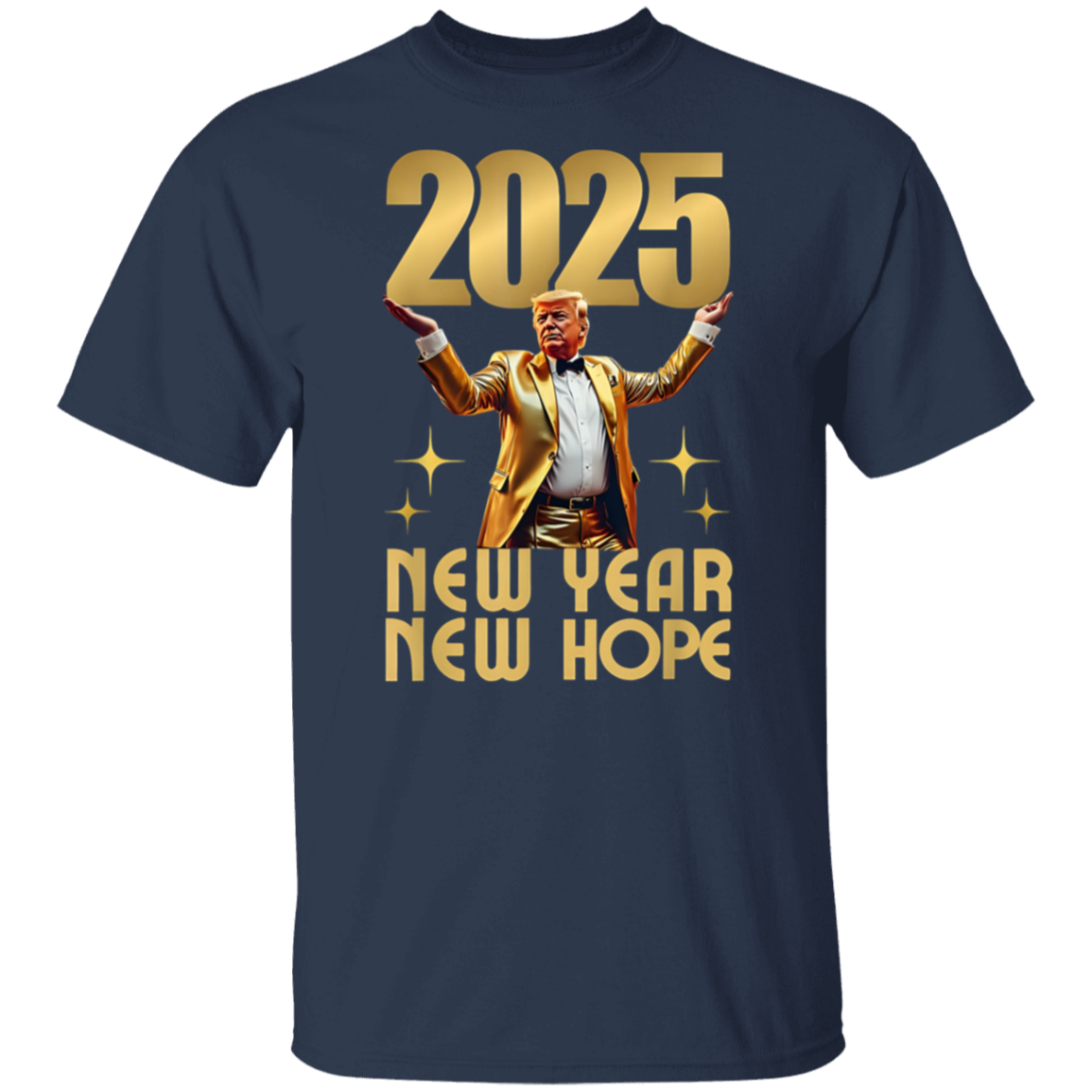 Funny Trump New Year New Hope Inauguration Party Celebration Dark Shirt LM32 65091