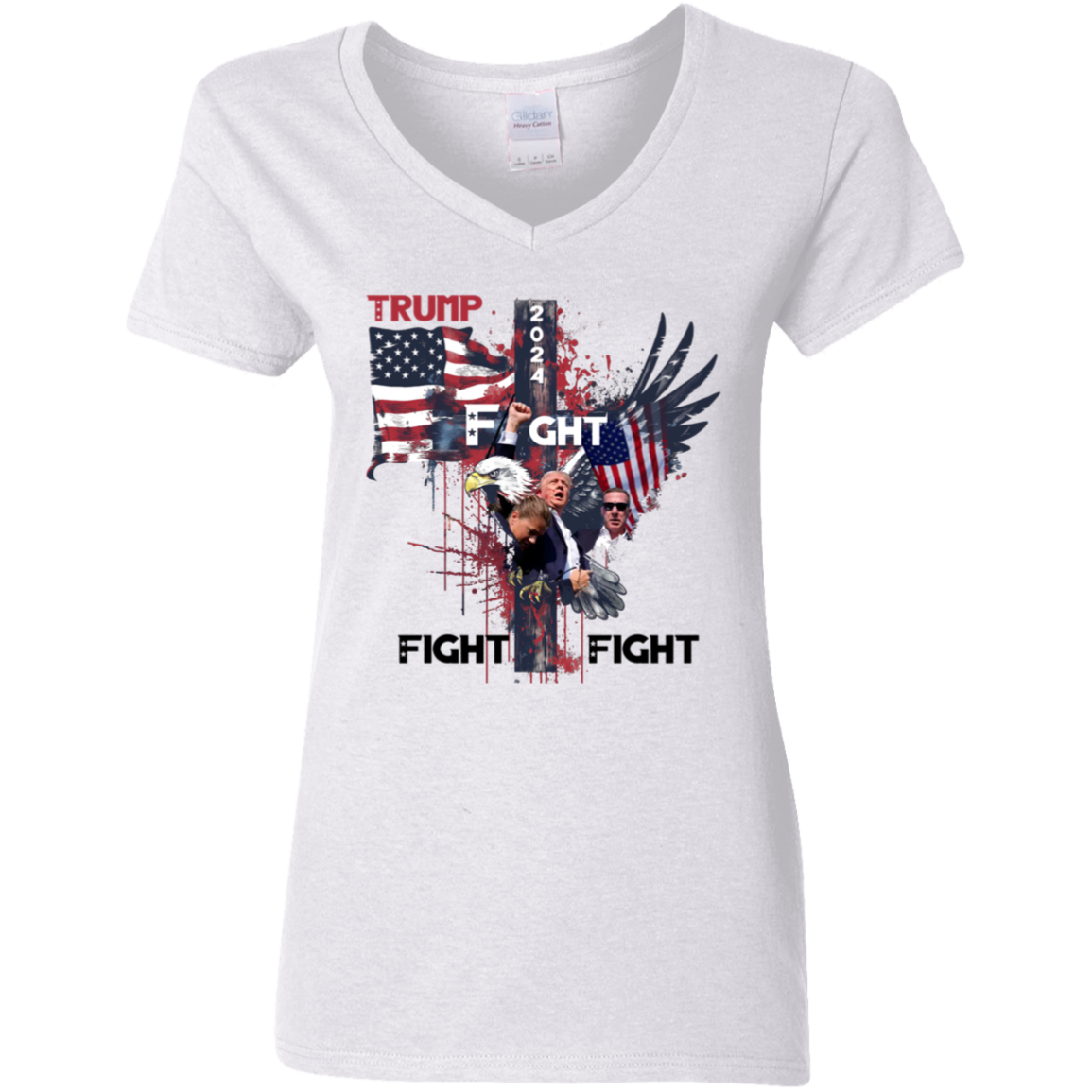 Trump Fight Fight Fight Bright Shirt HO82 65394