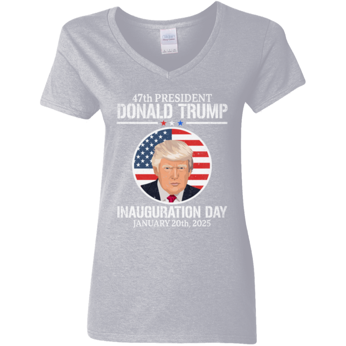 President Donald Trump Inauguration Day 2025 47th President Dark Shirt HO82 65654