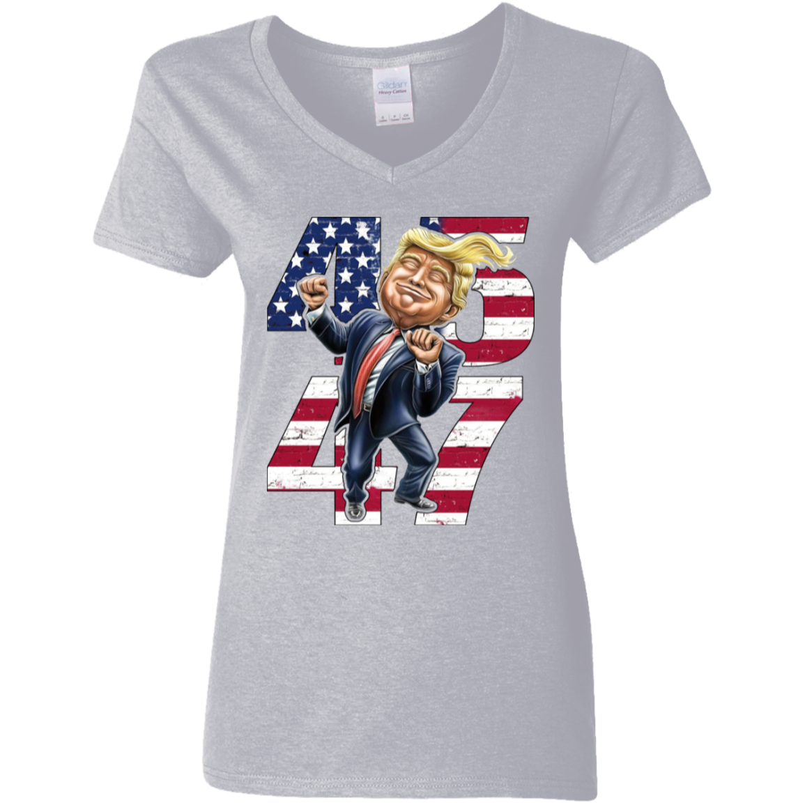 Patriotic Trump 2024 45th & 47th President's Legacy MAGA Dark Shirt LM32 65049