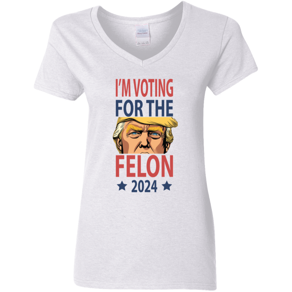 I'm Voting For The Felon Donald Trump 2024 For Independence Day Bright Shirt HO82 62668