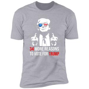 34 Reasons To Vote For Trump Shirt HA75 62612