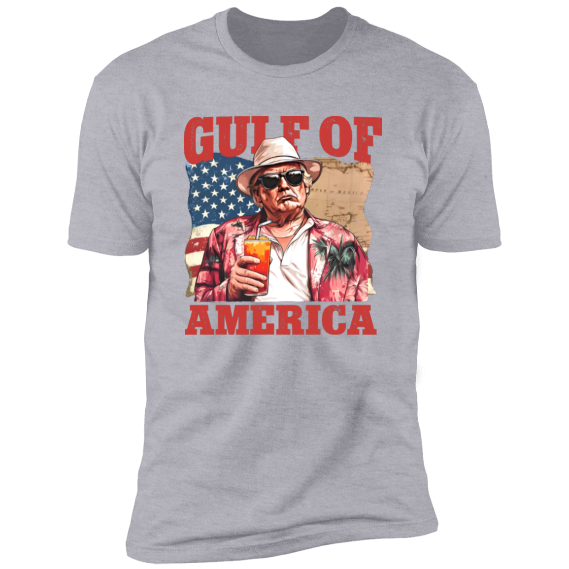 President Trump Gulf of America, Gulf of Mexico to Gulf of America Dark Shirt HA75 64330