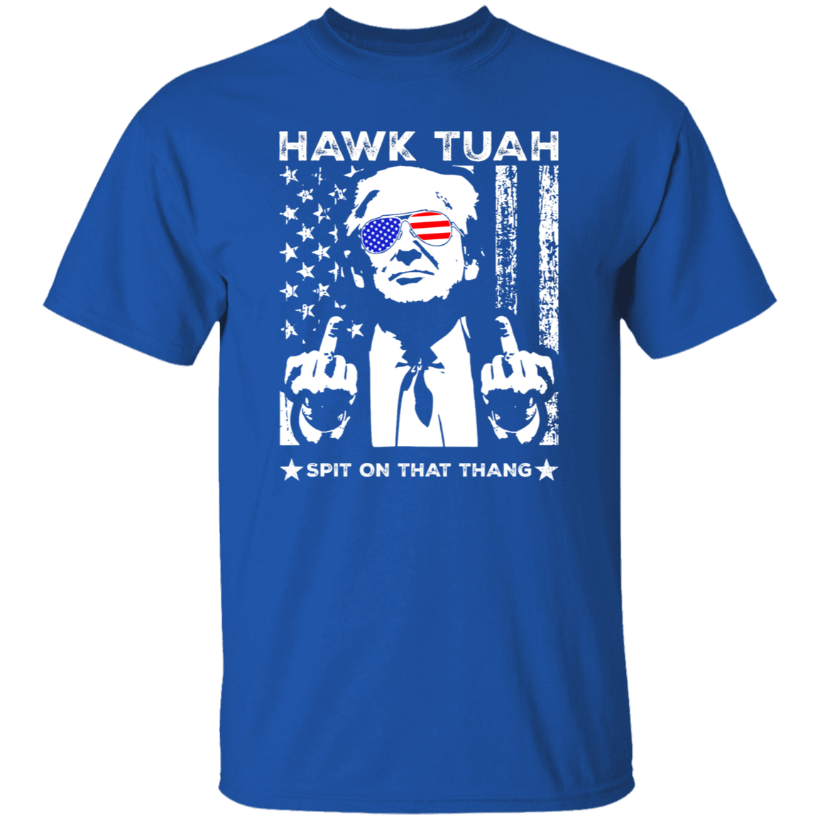 Hawk Tuah Spit On That Thang Trump Shirt TH10 62925