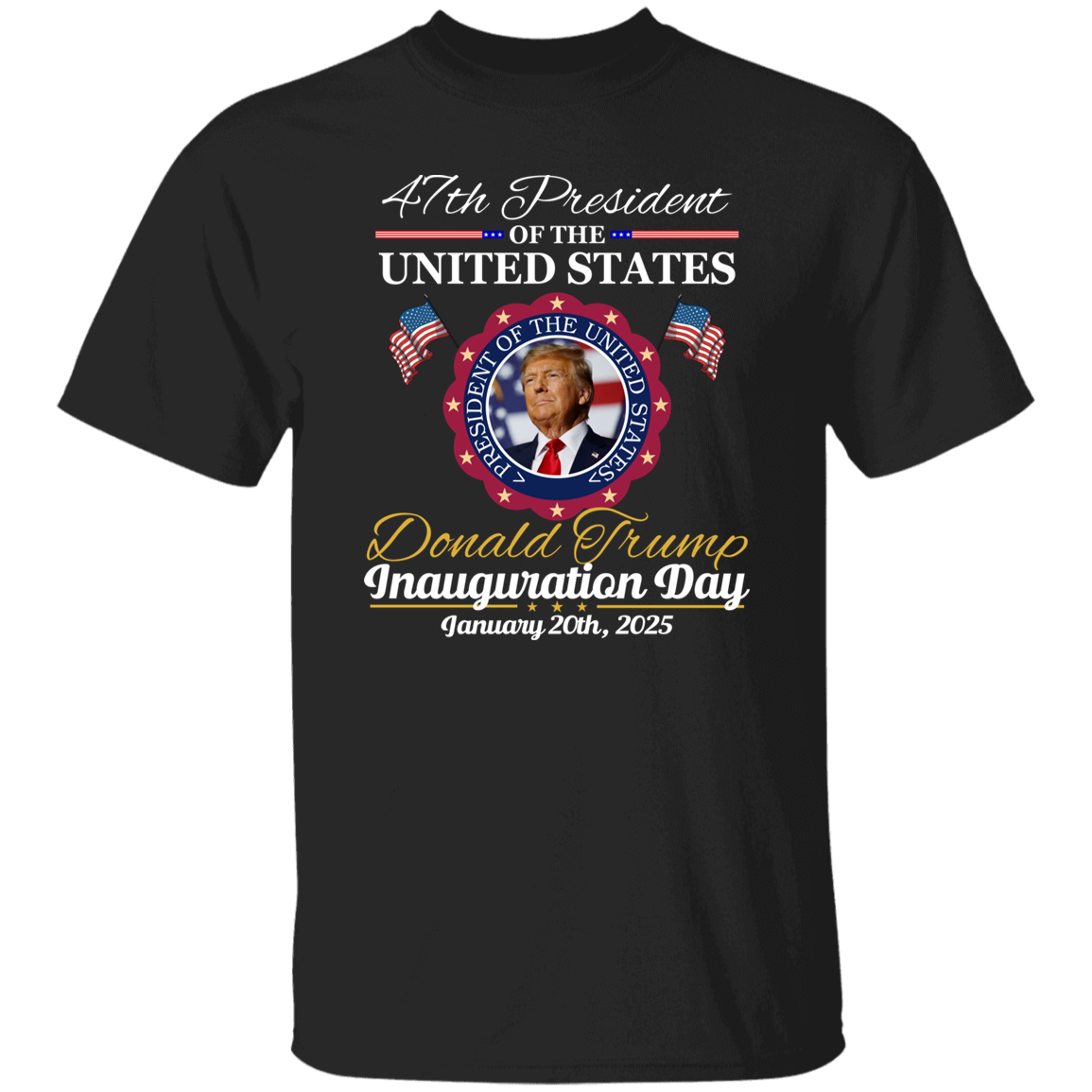 Donald Trump Presidential Inauguration Day 2025 Dark Shirt HA75 67120