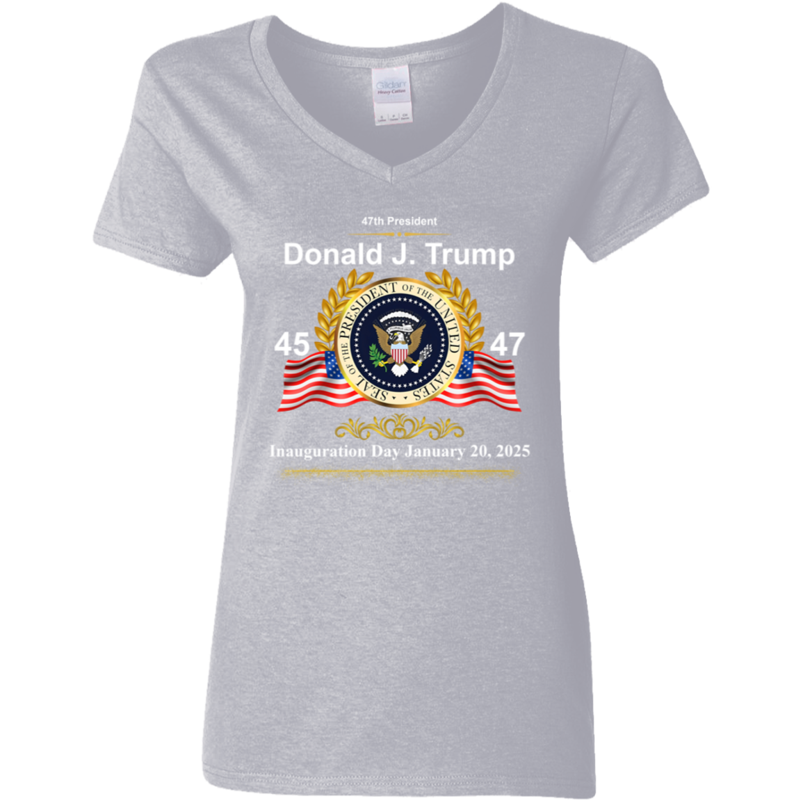 Donald J. Trump President 47 Inauguration Day Dark Shirt HA75 67226