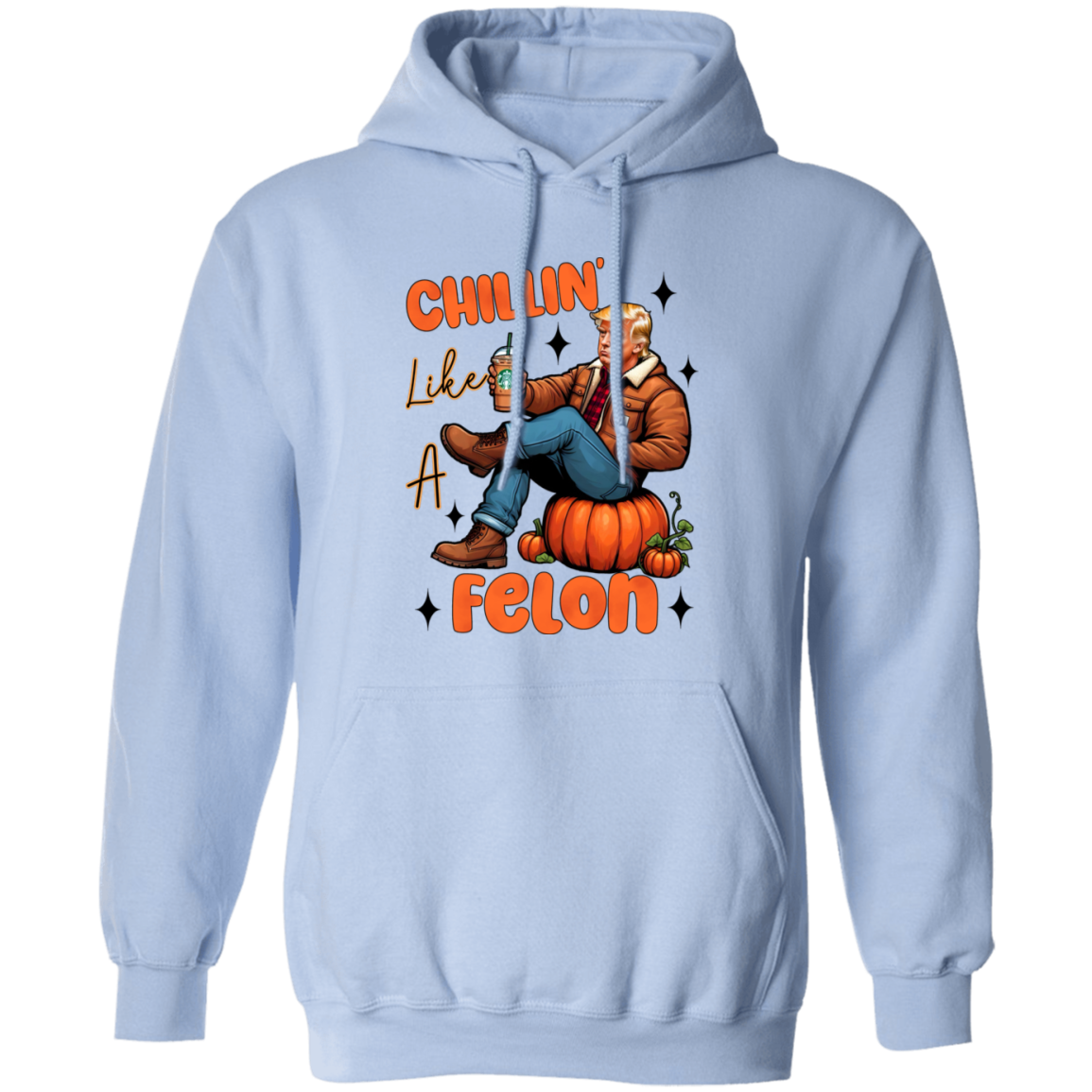 Chilling Like A Felon Trump Halloween Gift Bright Shirt HO82 63372