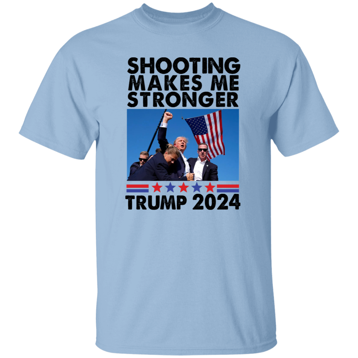 Sh**ting Makes Me Stronger Trump 2024 Bright Shirt TH10 63423