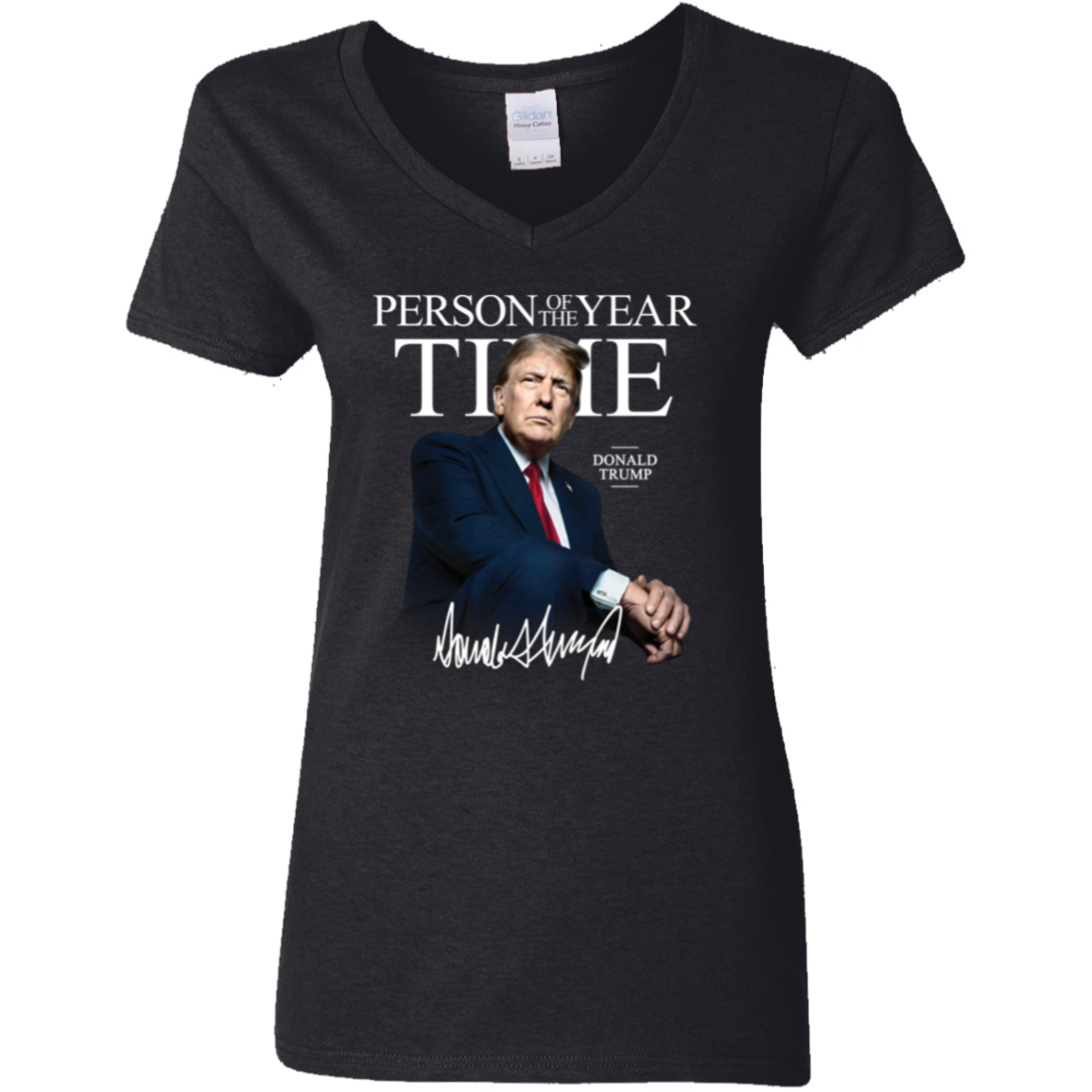 Trump's Time Person of the Year Dark Shirt HA75 64202