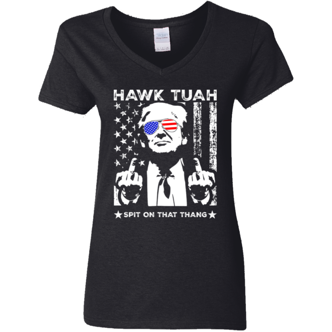Hawk Tuah Spit On That Thang Trump Shirt TH10 62925