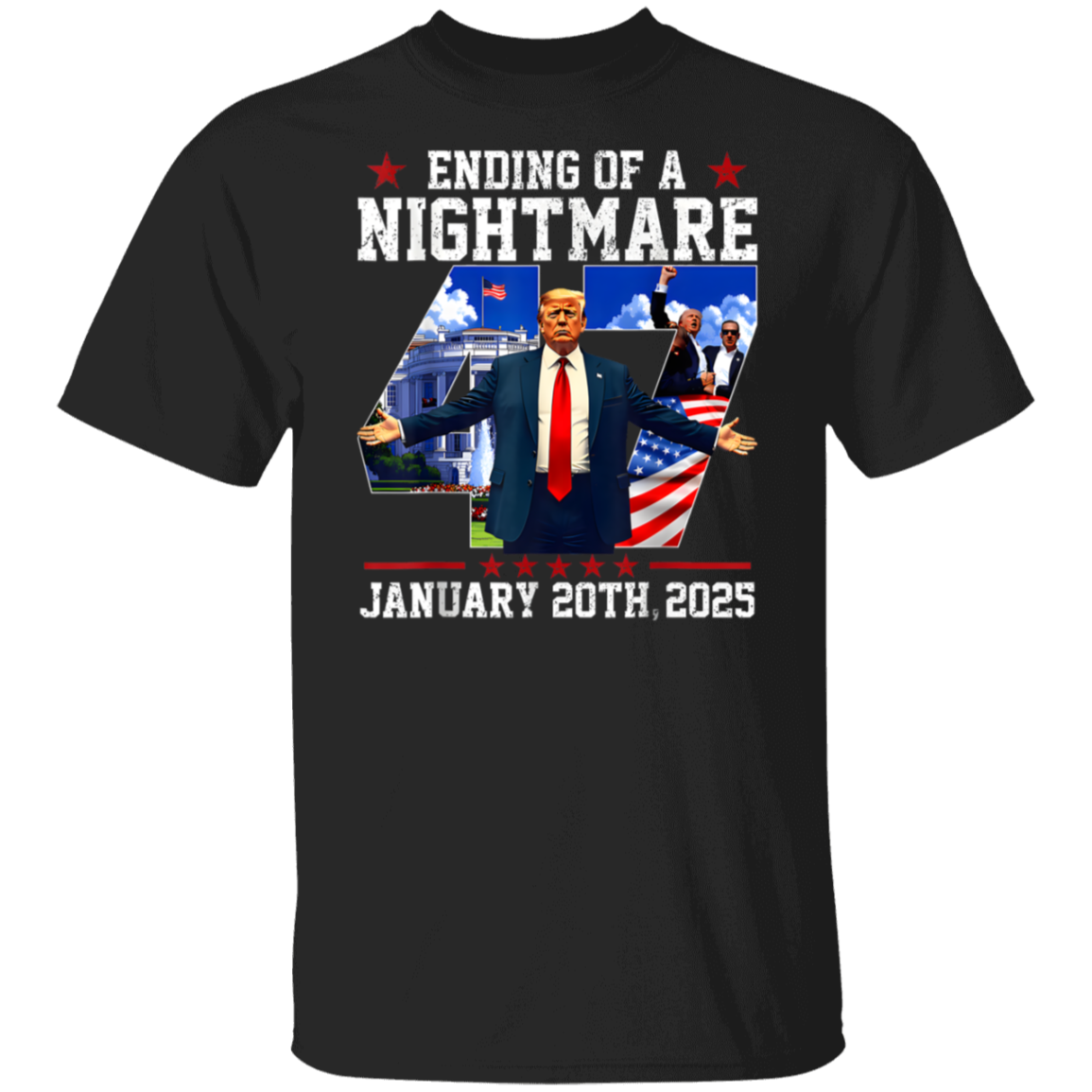 Ending Of A Nightmare Donald Trump Shirt TH10 64319