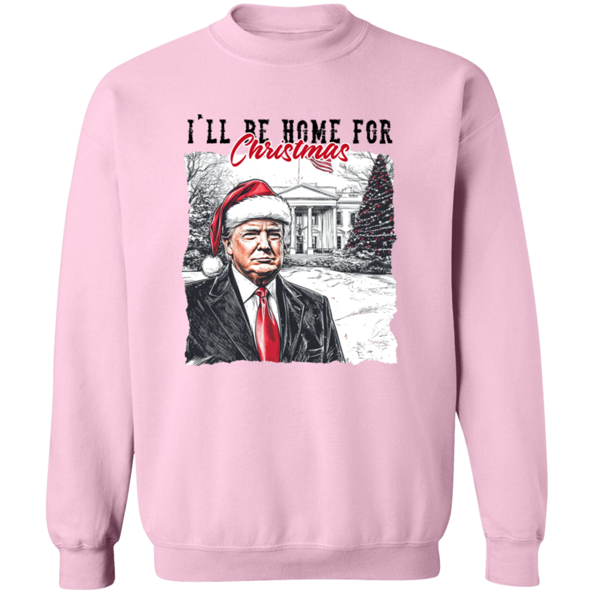 I'll Be Home For Christmas Donald Trump Shirt HA75 63640