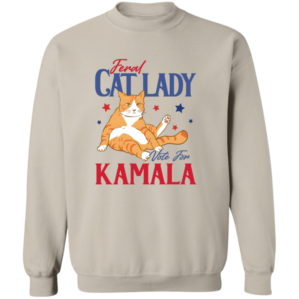 Feral Cat Lady Vote For Kamala Bright Shirt HA75 63502