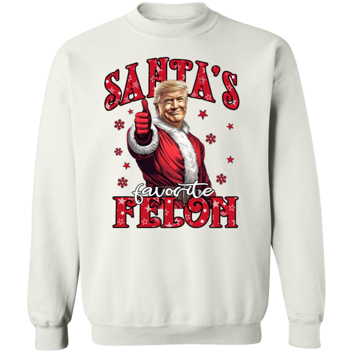 Santa's Favorite Felon Bright Shirt TH10 64037