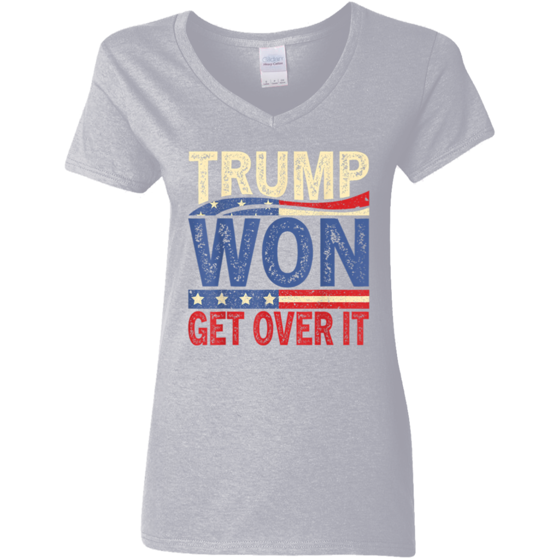 Get It Over Trump Won Dark Shirt HO82 65320