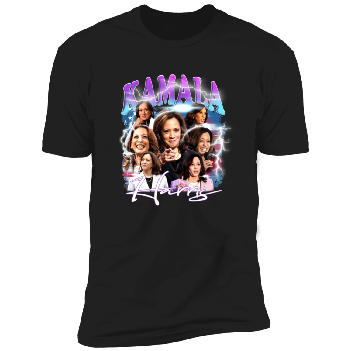 Kamala Harris Retro Style Dark Shirt TH10 N369 63483