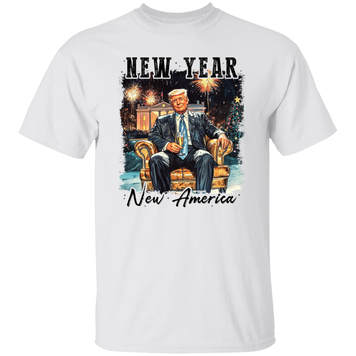 New Year New America President Donald Trump Shirt HA75 64280