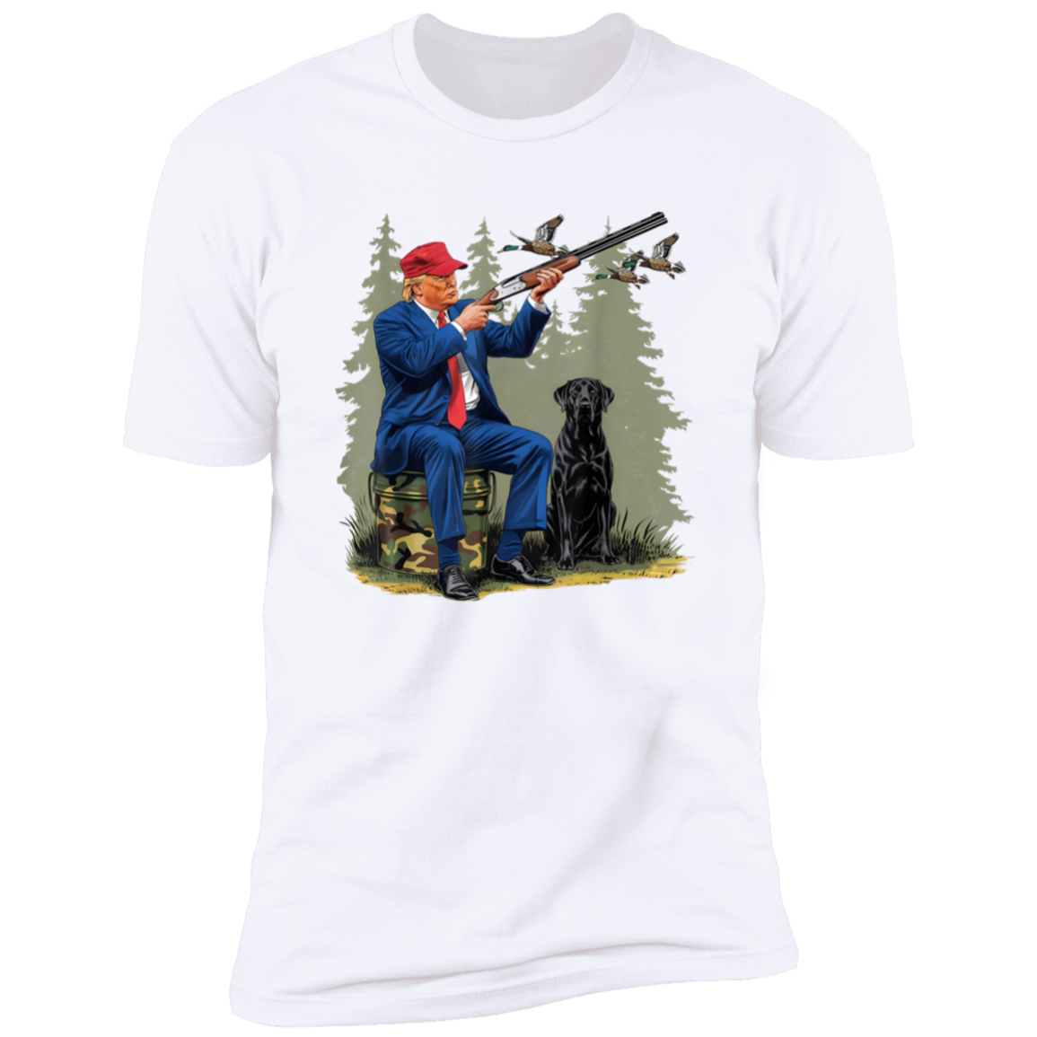 Trump Duck Hunting Bright Shirt HA75 63918