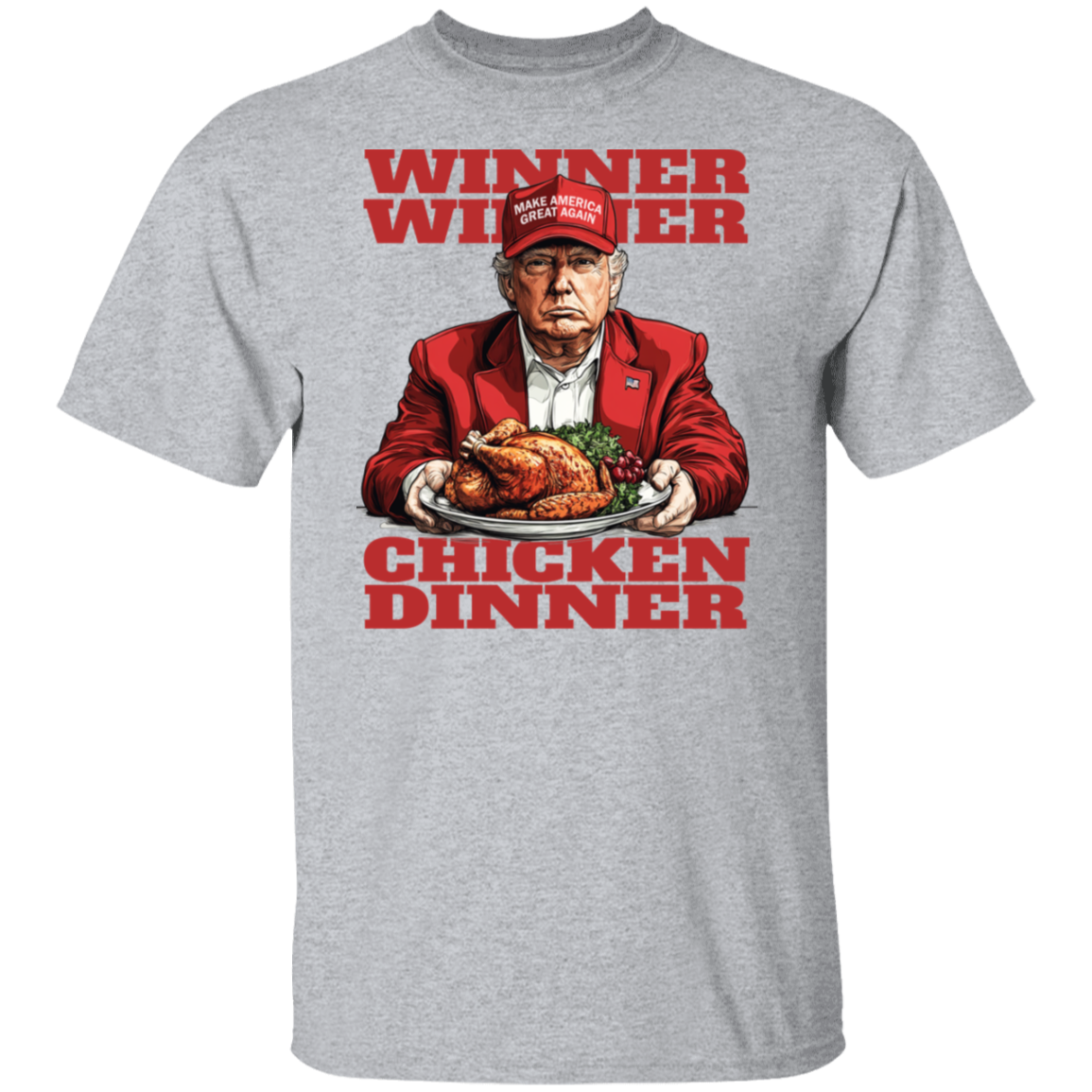 Trump Winner Chicken Dinner Bright Shirt LM32 63891