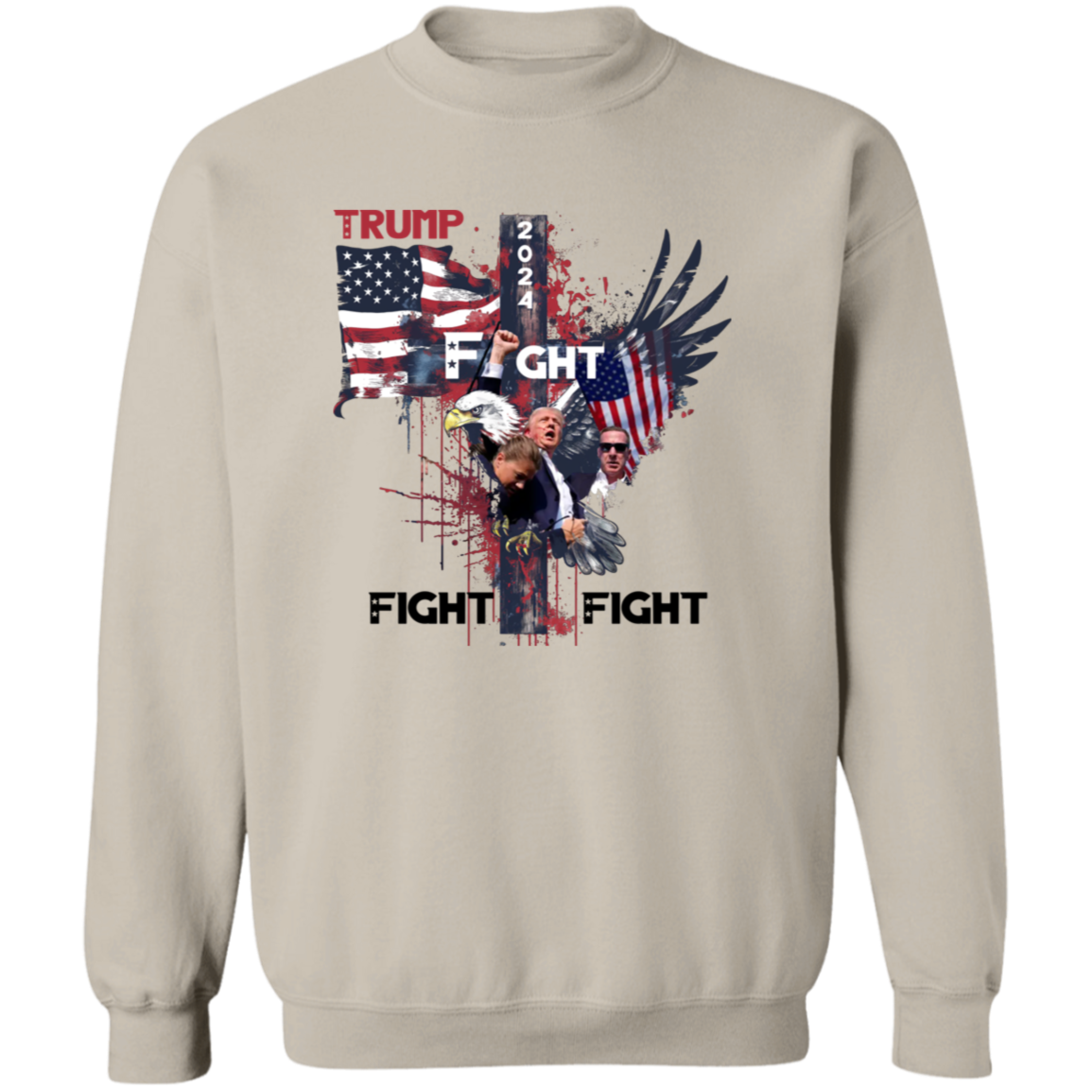 Trump Fight Fight Fight Bright Shirt HO82 65394