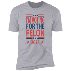 Independence Day Voting For The Felon America President Trump 2024 Bright Shirt HO82 62670