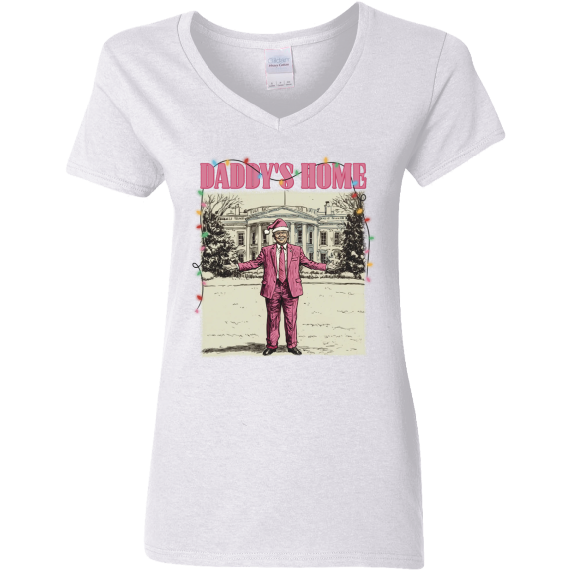 Daddy's Home White House Pink Trump Shirt HA75 63738