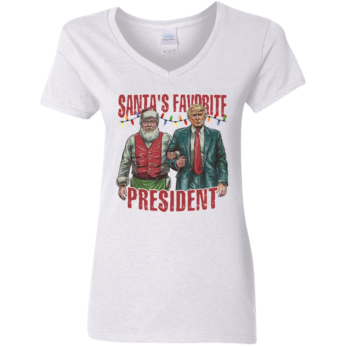 Santa's Favorite President Trump Christmas Shirt HA75 63594