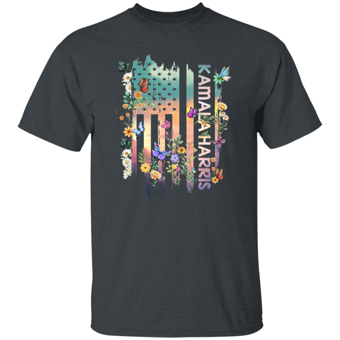 Kamala Harris With Colorful Flower Shirt TH10 N369 63507