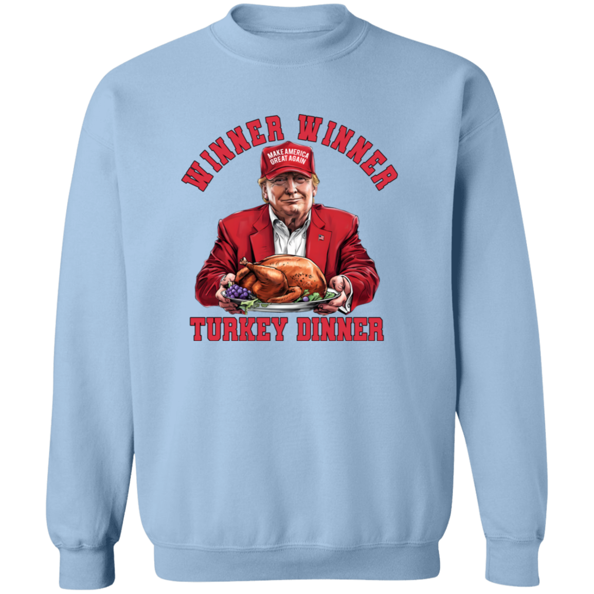 Winner Winner Turkey Dinner Bright Shirt Funny Gift For Trump Lovers HO82 67108