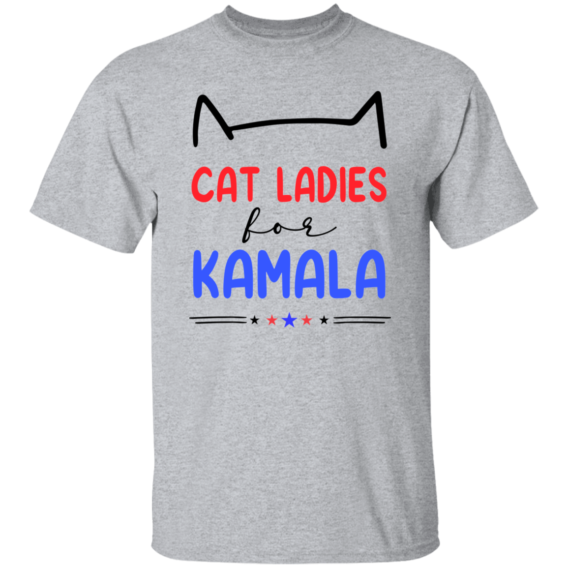 Cat Ladies For Kamala - Kamala Harris 2024 President Bright Shirt HA75 63342