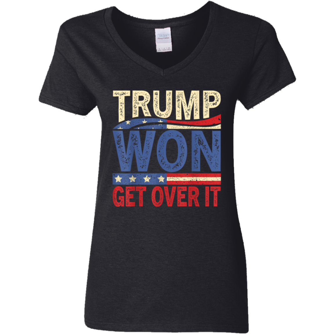 Get It Over Trump Won Dark Shirt HO82 65320