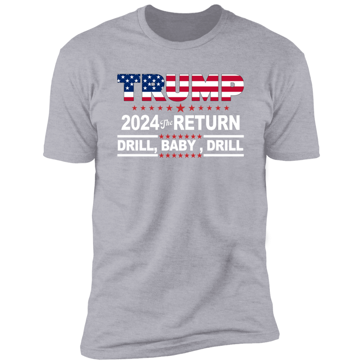 Trump 2024 Drill Baby Drill US Flag Republican 4th Of July Shirt DM01 62917
