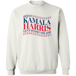 2024 Let's Finish The Job Kamala Harris Bright Shirt TH10 63385