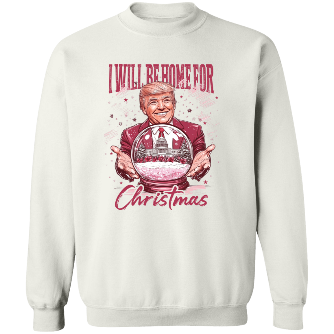 Trump I'll Be Home for Christmas - Republican Christmas Shirt HA75 63730